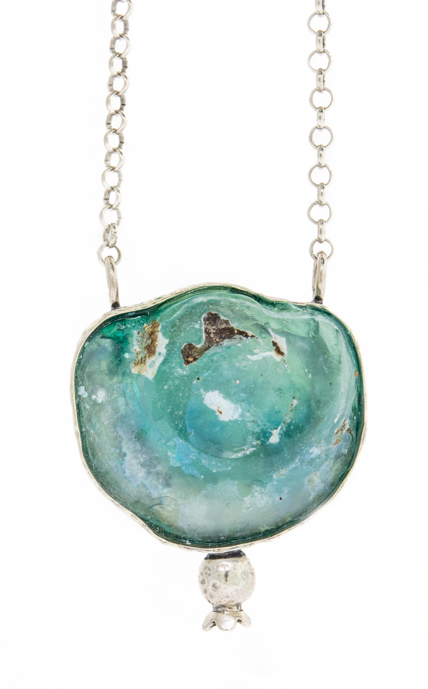 Roman Glass Fragment Necklace